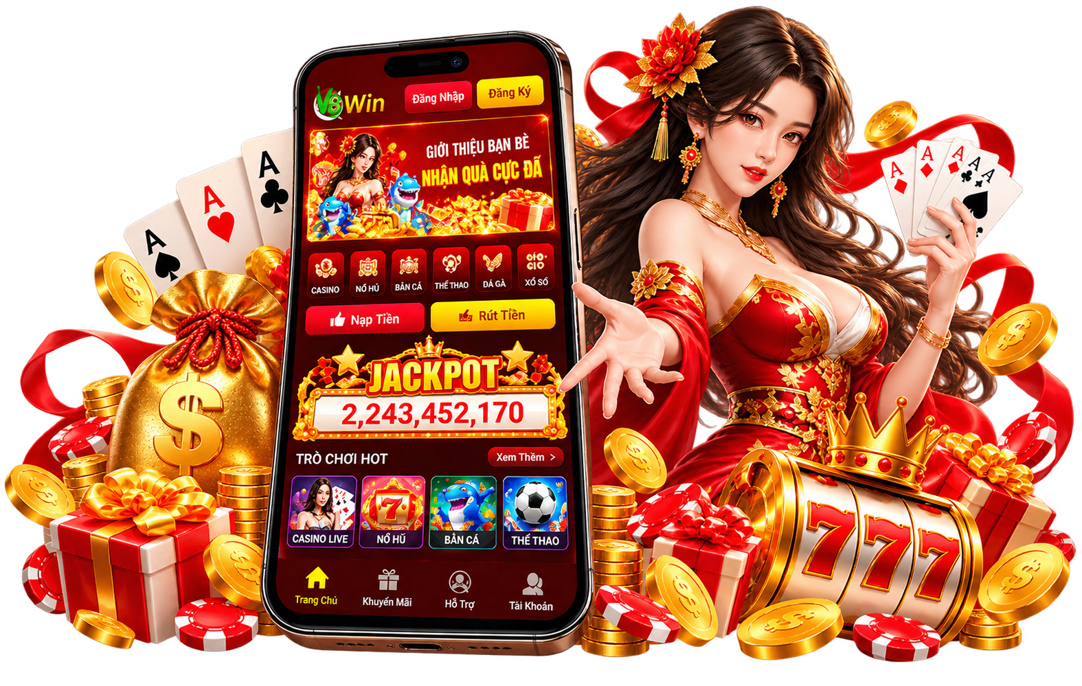 Tải App V8WIN Trên Điện Thoại Với Kho Game Và Jackpot Hấp Dẫn